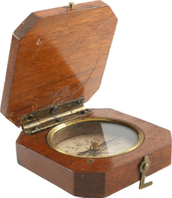 VICTORIAN CASED COMPASS