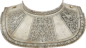 BEAUTIFUL VICTORIAN COPY OF A GERMAN GORGET BACK PLATE OF THE LATE 16th CENTURY