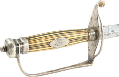 ENGLISH SILVER HILTED SPADROON C.1792 - Fagan Arms