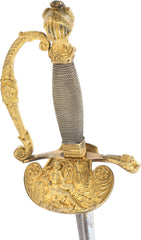 FINE AND RARE FRENCH NAVAL OFFICER’S SWORD C.1820-30 - Fagan Arms