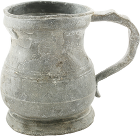 CHARMING VICTORIAN PEWTER PUB MUG, FROM THE MOVIES!