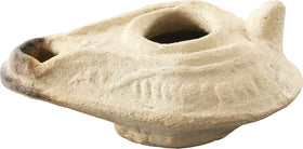 EARLY CHRISTIAN OIL LAMP. 5th-6th century AD.