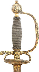 MAGNIFICANT FRENCH SMALLSWORD C.1720 - Fagan Arms