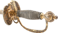 MAGNIFICANT FRENCH SMALLSWORD C.1720 - Fagan Arms