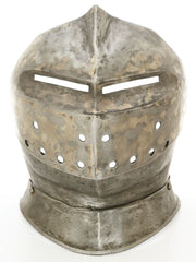 ANTIQUE VISOR, BUFF AND NECK PLATE FOR A CLOSE HELMET - Fagan Arms