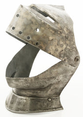 ANTIQUE VISOR, BUFF AND NECK PLATE FOR A CLOSE HELMET - Fagan Arms