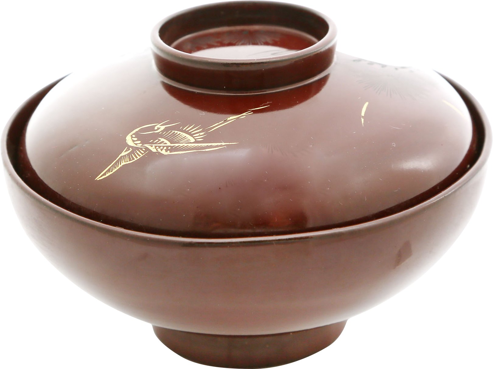 JAPANESE LACQUER BOWL AND COVER - Fagan Arms