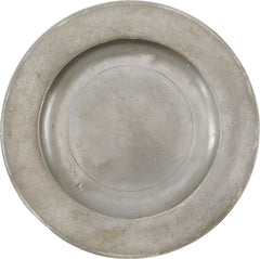 ENGLISH PEWTER PLATE C.1750 - Fagan Arms