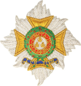 BRITISH MILITARY ORDER OF THE BATH, EMBROIDERED BREAST STAR