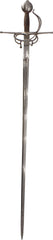 A RARE SPANISH OR ITALIAN WHEEL POMMEL RAPIER C.1530 - Fagan Arms