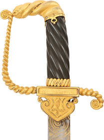 A FINE BRITISH OFFICER’S PRESENTATION SWORD OF THE NAPOLEONIC PERIOD