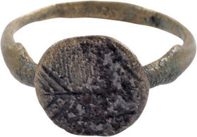 BYZANTINE MAN'S RING 5th-9th CENTURY AD SIZE 9 1/2
