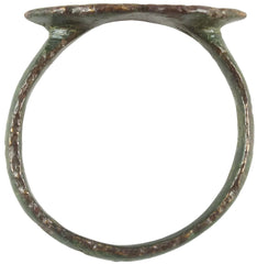 EARLY CHRISTIAN PILGRIM’S RING 8th CENTURY AD SIZE 8 - Fagan Arms