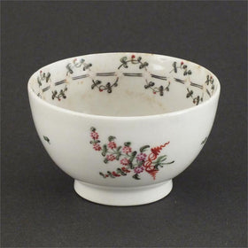 ENGLISH EXPORT TEA BOWL C.1780, PROBABLY WORCESTER (DR WALL)