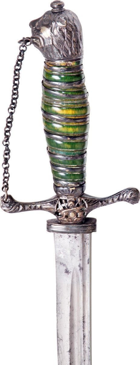 ENGLISH SILVER HILTED HANGER C.1767-8 - Fagan Arms