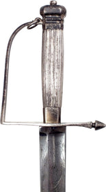 ENGLISH SILVER HILTED OFFICER'S SWORD C.1790