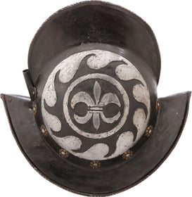 GERMAN BLACK AND WHITE MORION C.1580-1600