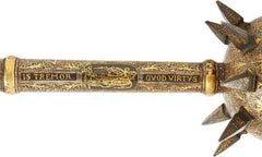 AN EXCEEDINGLY RARE ITALIAN GILT AND SILVERED MACE C.1560-75 - Fagan Arms