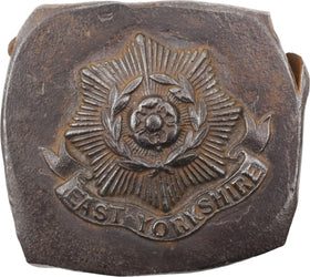 ORIGINAL STEEL DIE TO PRODUCE THE CAP BADGE FOR THE EAST YORKSHIRE REGIMENT