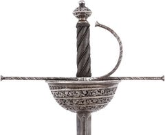 VINTAGE CUP HILTED RAPIER - Fagan Arms