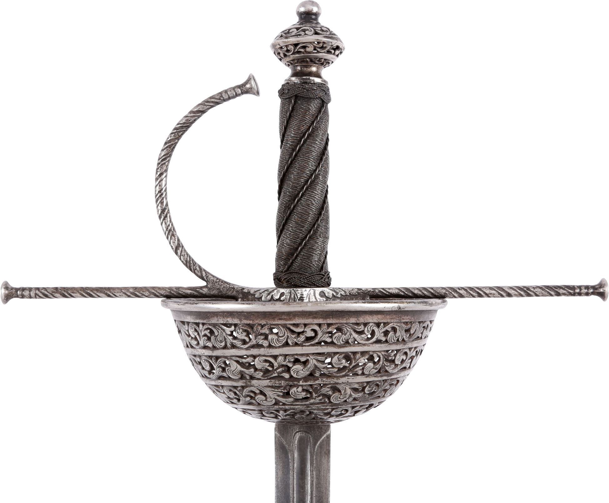 VINTAGE CUP HILTED RAPIER - Fagan Arms