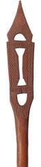 FINE CONGOLESE CARVED WOOD CEREMONIAL PADDLE C.1900 - Fagan Arms