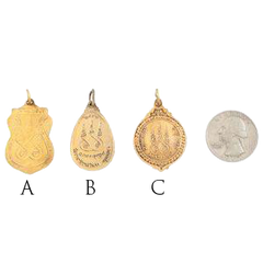 SIAMESE BUDDHIST MONK AMULET - Fagan Arms