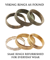 VIKING WARRIOR’S WEDDING RING 850-1050 AD, SIZE 5 - Fagan Arms