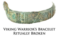 RARE VIKING WARRIOR’S BRACELET PENDANT NECKLACE - Fagan Arms