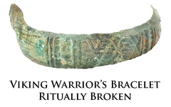 SUPERB WOMAN VIKING WARRIOR’S BRACELET PENDANT NECKLACE, 900-1050 AD - Fagan Arms