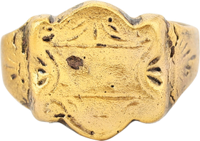 AUSTRIAN SOLDIER’S RING C.1866, SIZE 8 3/4