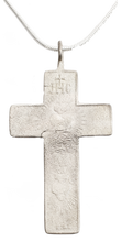 EUROPEAN SILVERED CROSS, 18TH-19TH CENTURY AD