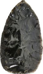 GOOD PRE-COLUMBIAN OBSIDIAN SPEAR POINT
