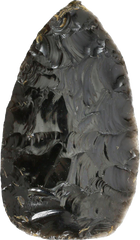 GOOD PRE-COLUMBIAN OBSIDIAN SPEAR POINT - Fagan Arms