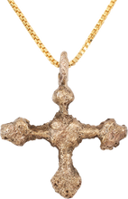 EUROPEAN CHRISTIAN CROSS NECKLACE, 9th-10th CENTURY