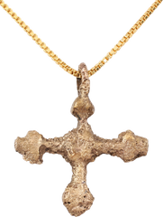 EUROPEAN CHRISTIAN CROSS NECKLACE, 9th-10th CENTURY - Fagan Arms