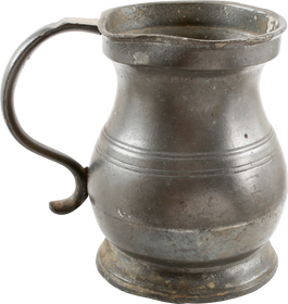 CHARMING EDWARDIAN PEWTER PUB MUG FROM THE MOVIES