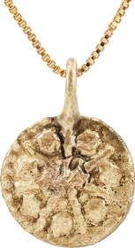 FINE ROMAN WHEEL OF FORTUNE PENDANT