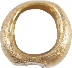 MASSIVE ASHANTI RING C.1900, ex: Sir Cecil Armitage Collection - Fagan Arms