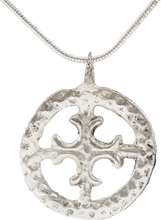FINE CRUSADER'S CROSS PENDANT NECKLACE, 11TH-13TH CENTURY