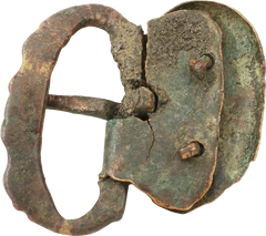 RARE ROMAN BUCKLE FROM A LEGIONARIE’S PLATE ARMOR, LORICA SEGMENTATA - Fagan Arms