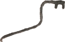 RARE VIKING CHEST OR DOOR LOCK KEY, 9TH-11TH CENTURY AD