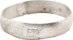 VIKING WARRIOR’S WEDDING RING, ENGLAND, 9TH CENTURY, SIZE 8
