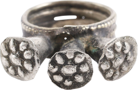 EASTERN EUROPEAN GYPSY FORTUNE TELLER’S RING, SIZE 7 ¾