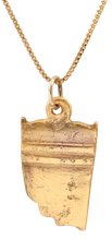 MEDIEVAL LADY’S ARMORIAL PENDANT NECKLACE