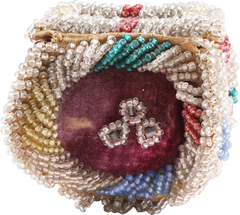 IROQUOIS INDIAN BEADED WHIMSY BOX, C.1900-10 - Fagan Arms
