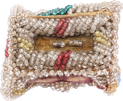 IROQUOIS INDIAN BEADED WHIMSY BOX, C.1900-10 - Fagan Arms