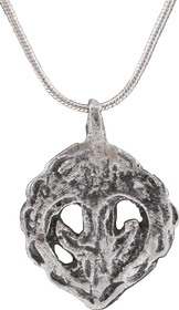 VIKING LUNAR PENDANT NECKLACE, Late 11th century