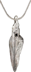 ANCIENT GREEK ARROWHEAD PENDANT NECKLACE, C.7TH-3RD CENTURY BC