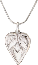 VIKING HEART PENDANT NECKLACE, C.950-1050 AD